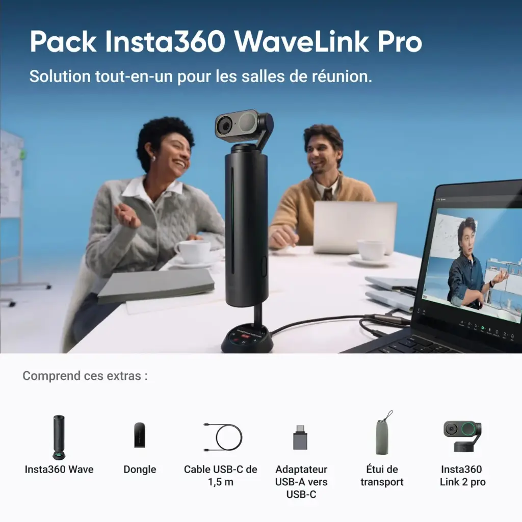 Insta360 Pack Wave Pro + Link 2 Pro