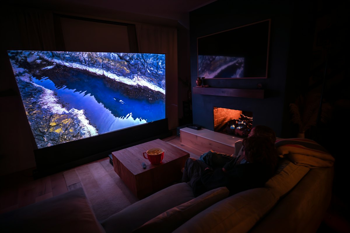 Une media room