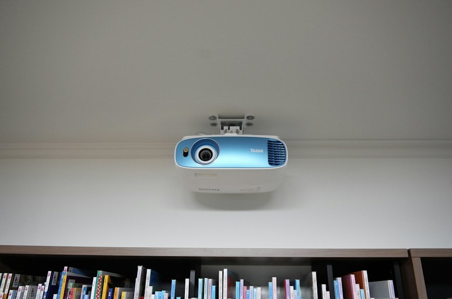 Un vidéoprojecteur