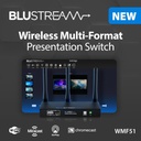 Blustream WMF-SET/USBC - Switch présentation "multi vue" sans-fil inclus bouton USB-C