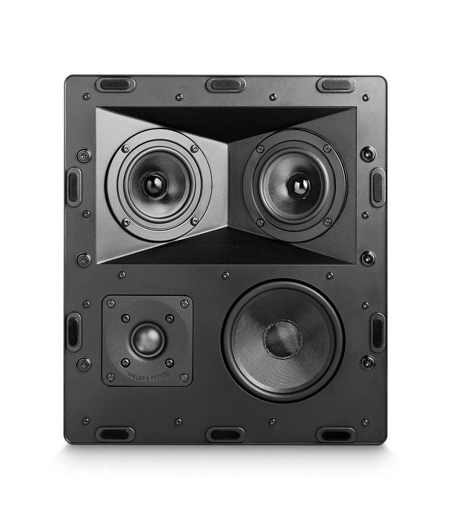 M&K Sound IW150T - Enceinte Surround encastrée "tripolaire" Paire