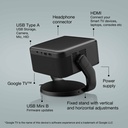 Epson EF-22B - Mini projecteur laser avec son, Full HD, 1'000 lumens