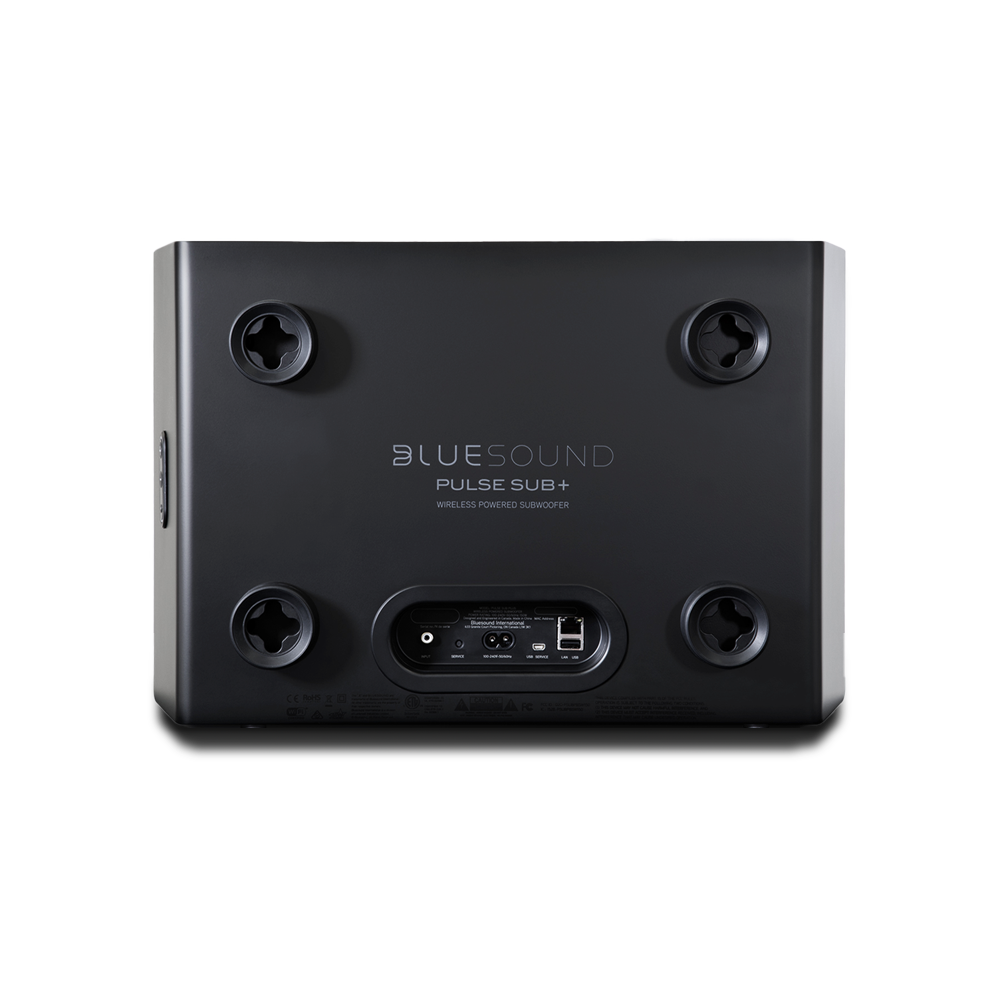 Bluesound PULSE Sub+ noir - Subwoofer amplifié sans fil