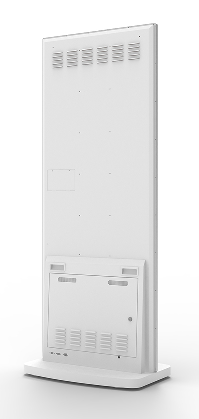 Allsee - Écran 55", portrait, autoportant blanc
