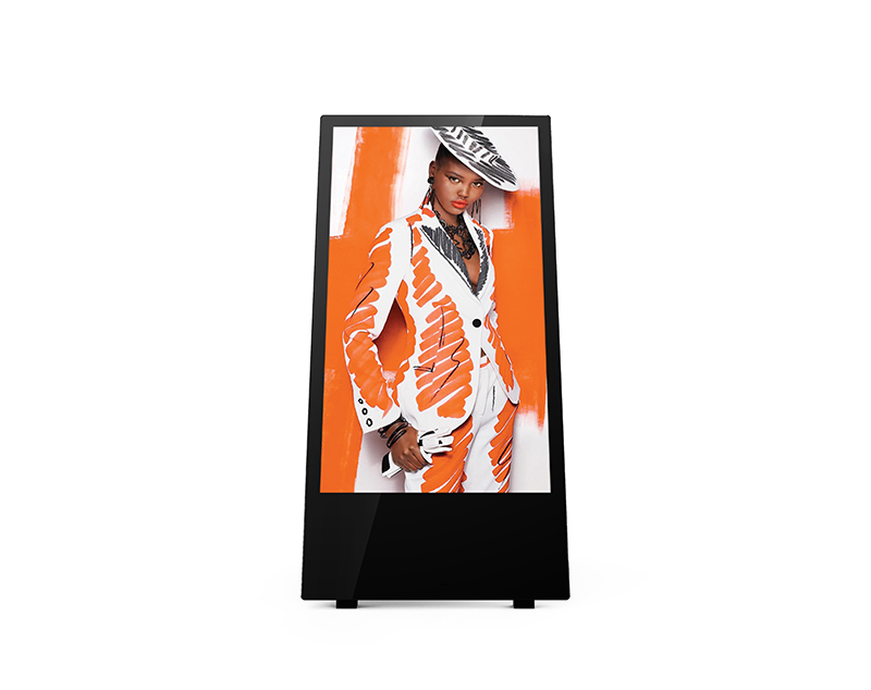Allsee - Écran 43", très lumineux, extérieur sur batterie noir