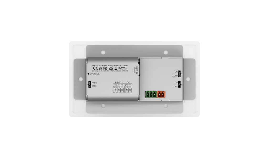 Blustream UEX3D-WP-EU - USB 3.2 Gen1 HDBaseT™ Extender EU Wall Plate - Device