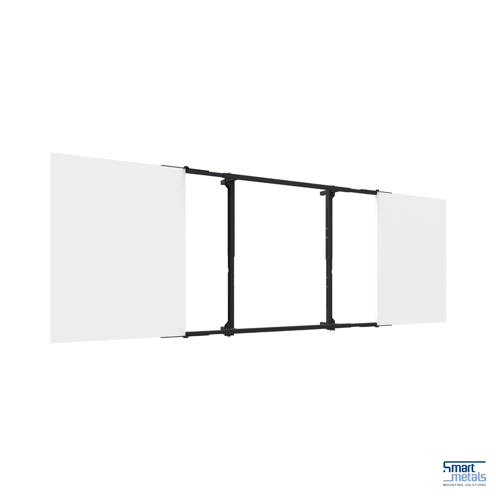 Smart Metals - 152.0115-ES - Kit de montage avec tableaux blancs en acier émaillé pour écran tactile 55 - 75 pouces