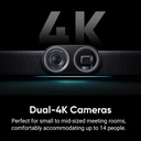Insta360 Connect - Caméra de salle de conférence 4K AI