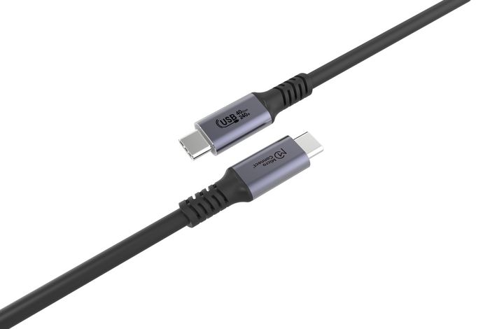 MicroConnect USB-C câble 1.5m, 240W, 40Gbps, USB4 Gen 3x2