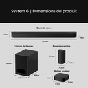 Sony Bravia Theatre System 6 - Barre son 5.1 canaux grâce à Dolby Atmos®