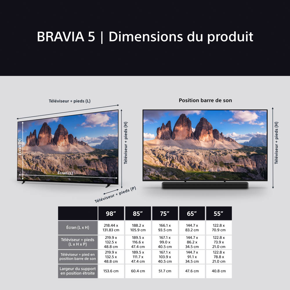Sony - Bravia 5 - 75", 4K, Mini LED, Google TV