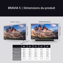 Sony - Bravia 5 - 75", 4K, Mini LED, Google TV