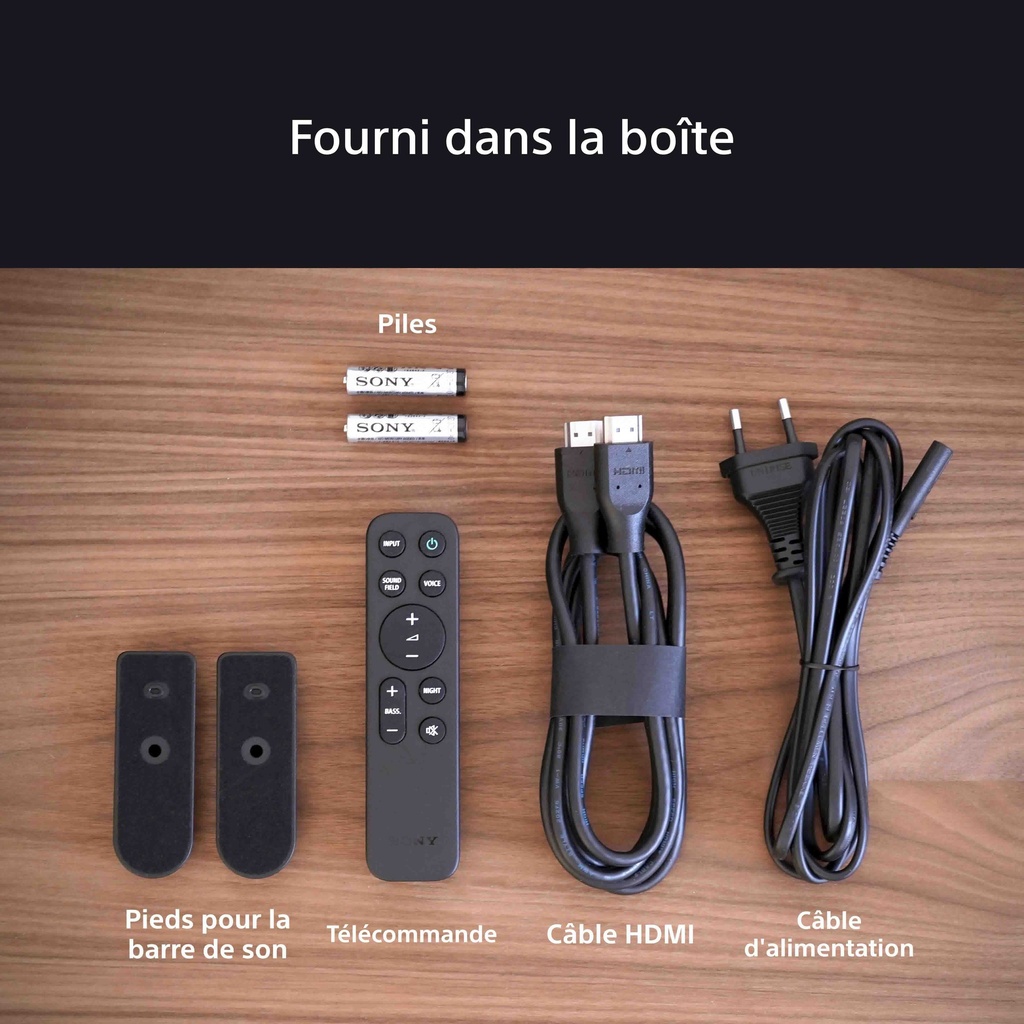 Sony - Bravia Theatre Bar 6 - Barre de son 3.1.2 canaux avec caisson de basses sans fil puissant, Dolby Atmos®, DTS:X®
