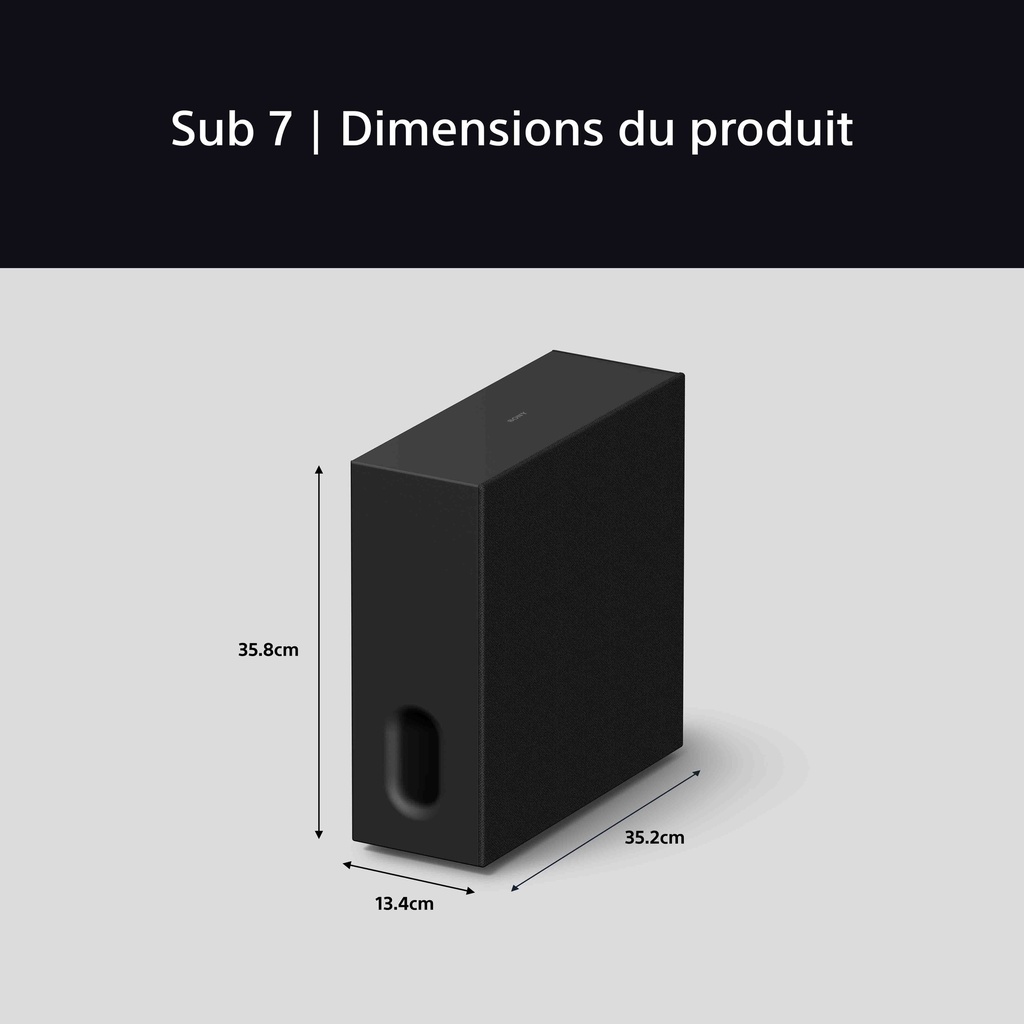Sony - Theatre Sub 7 - Subwoofer