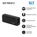 Sony ULT Field 3 Blanc - Enceinte Bluetooth portable