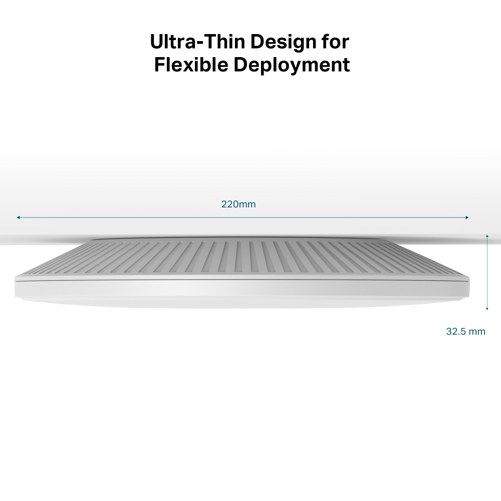 TP-Link - EAP772 - Point d'accès WiFi 7 tri-bande BE11000 plafonnier