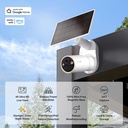 TP-Link - C460 - Kit de caméra de sécurité 4K WiFi bi-bande à énergie solaire