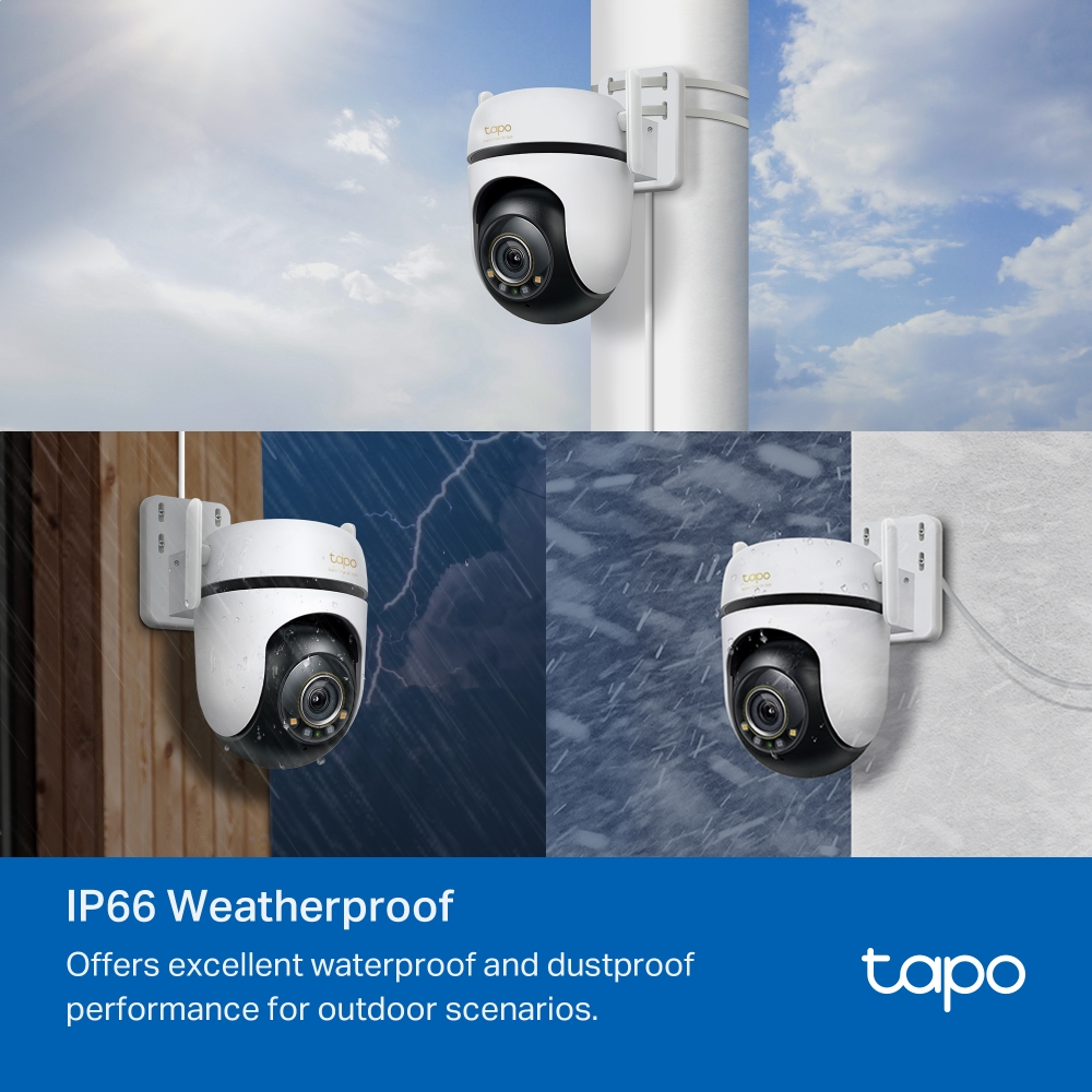 TP-Link - C530WS - Caméra de vidéosurveillance Outdoor panoramique et inclinable