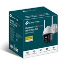 TP-Link - C540-W 4 mm - Caméra réseau Pan Tilt VIGI 4MP Outdoor Full-Color