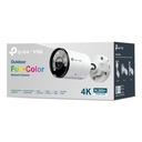 TP-Link - InSight S385 2.8 mm Lentille fixe - Caméra réseau Bullet extérieure couleur VIGI 8MP