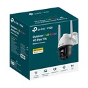 TP-Link - VIGI C540-4G 4 mm - Caméra réseau panoramique 4G couleur extérieure VIGI 4MP