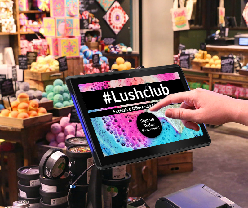 Allsee - Écran 15", Écran publicitaire Android tactile