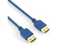 PureLink Câble Slim HDMI - HDMI, 1 m Bleu