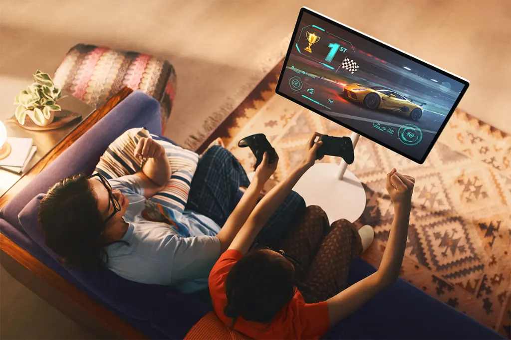 Samsung LSM7F - Écran 27", batterie, détachable et déplaçable