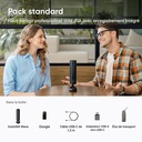 Insta360 Wave Pro noir - Haut-parleur avec suite d'enregistrement IA