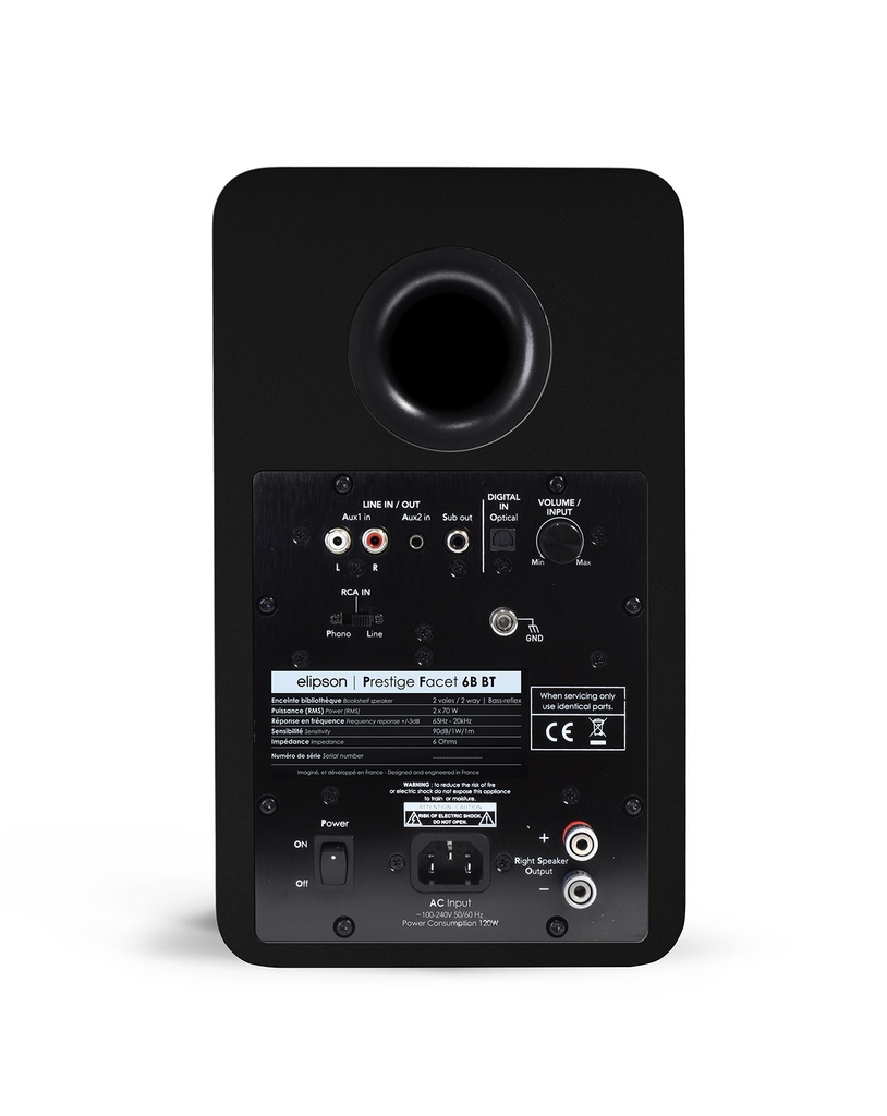 Elipson Prestige Facet 6B BT Noir (Paire)