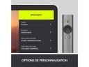 Logitech Spotlight Presentation Remote Gris