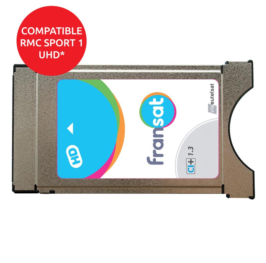 Module PCMCIA CI+ avec carte FRANSAT PC7 HD 4 ans