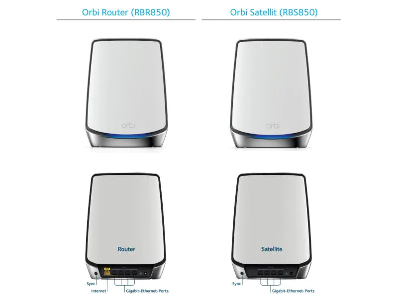 Netgear RBK853-100EUS Ensemble de 3