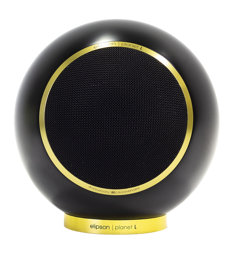 Elipson Planet L - "80 ans" - Noir/Or (Paire)