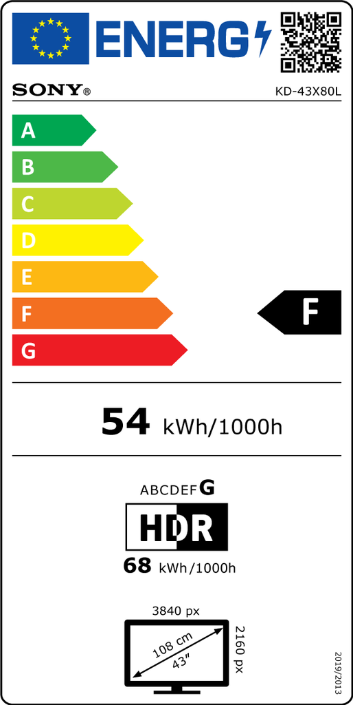 Sony KD-43X80L Modèle 2023