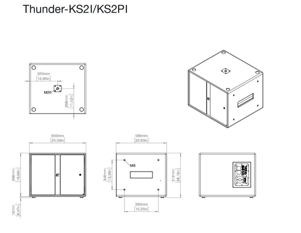 K-Array Thunder-KS2P I Noir