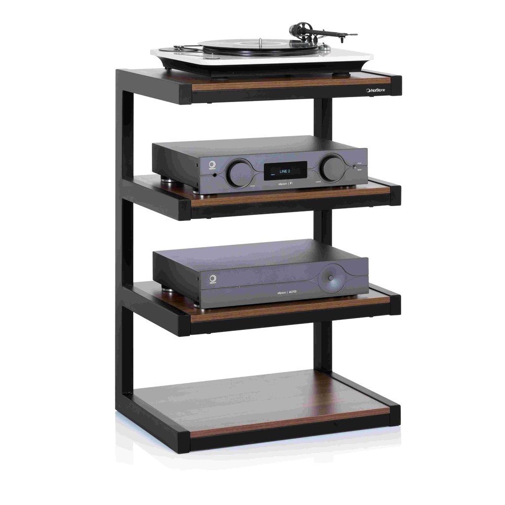Norstone Esse Hifi - Meuble Noir/Noyer