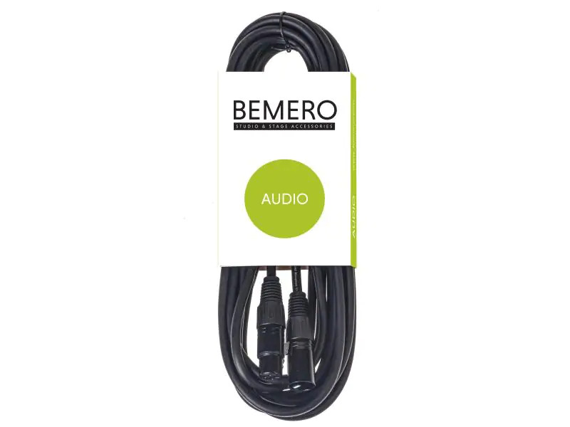 Bemero Câble XLR XLR-F - XLR-M 1.5 m symétrique
