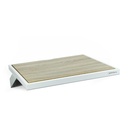 NorStone Esse Étagère blanche + Bois chêne clair