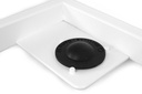 NorStone Esse Étagère blanche + Bois chêne clair