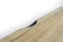 NorStone Esse Étagère blanche + Bois chêne clair