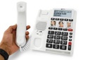 Geemarc CL610 - Téléphone filaire Téléphone avec Télécommande SOS