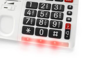 Geemarc CL610 - Téléphone filaire Téléphone avec Télécommande SOS