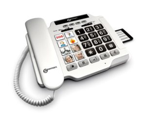 Geemarc PHOTOPHONE100 - Téléphone filaire amplifié à touches personnalisables