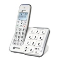 Geemarc AMPLIDECT295 PHOTO - Téléphone filaire amplifié numérique sans fil avec mémoire photo et répondeur intégré