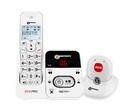 Geemarc AMPLIDECT295 SOS PRO - Téléphone sans fil amplifié numérique avec répondeur intégré et bouton SOS inclus