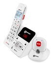 Geemarc AMPLIDECT295 SOS PRO - Téléphone sans fil amplifié numérique avec répondeur intégré et bouton SOS inclus