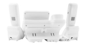 Geemarc AMPLIDECT COMBI 295-2 - Téléphone filaire avec répondeur intégré et deux combinés additionnels sans fil