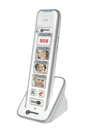 Geemarc PHOTODECT295 - Combiné additionnel sans fil amplifié