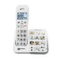 Geemarc AMPLIDECT595 PHOTO - Téléphone amplifié numérique sans fil avec mémoires photo